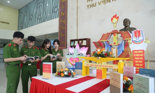 Các hoạt động hưởng ứng Ngày sách và Văn hóa đọc Việt Nam tại Học viện CSND